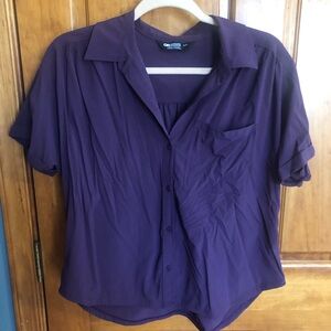 Croft & Barrow Purple Button Down Shirt